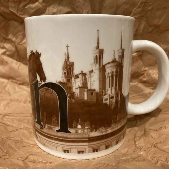 Starbucks Original '94 Collector Series LYON FRANCE Mug Cup VHTF - Picture 6 of 9